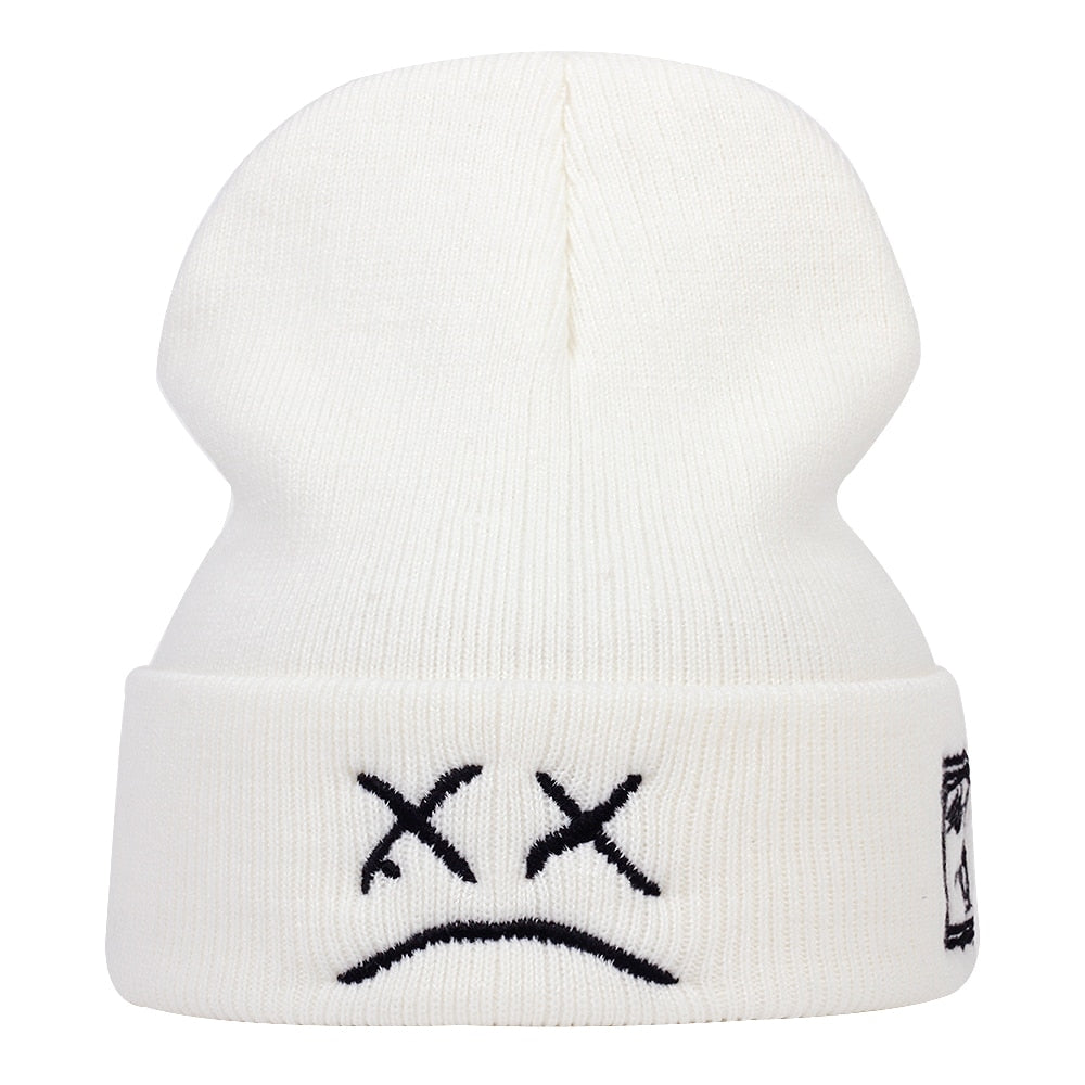 Sad Face Beanie