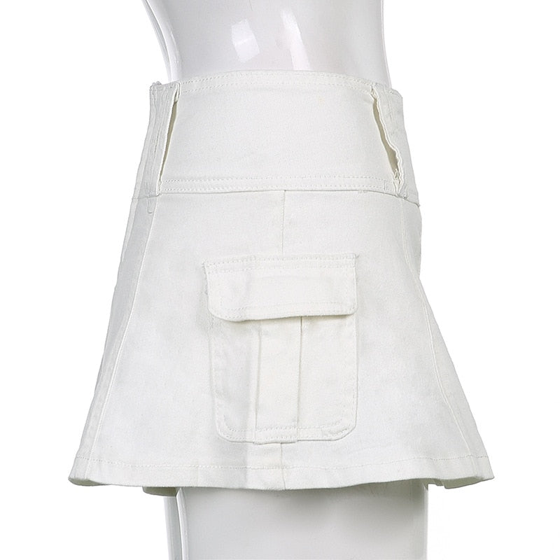Pleated Mini Skirt