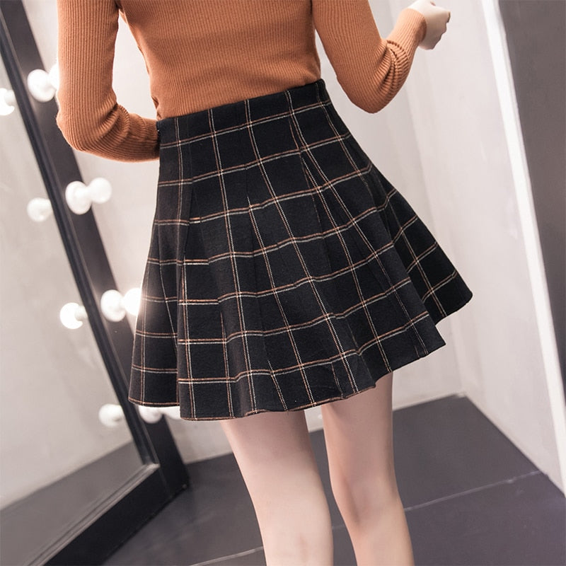 Plaid Skater Skirt