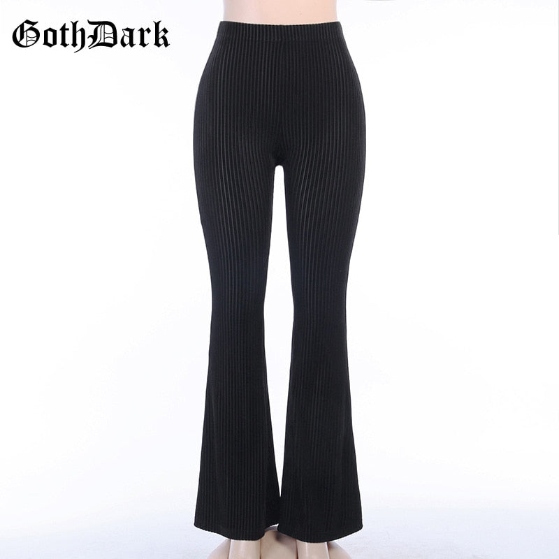 Retro High Waisted Flare Pants