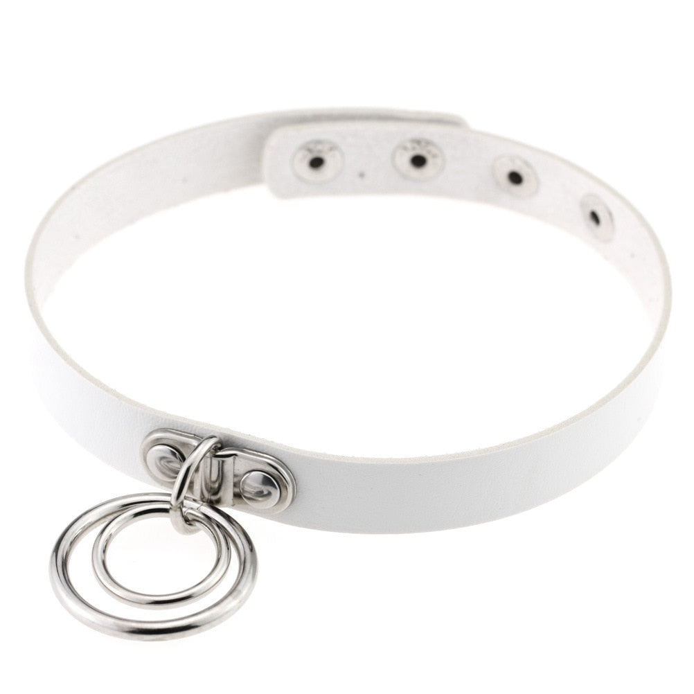 White Chain Chokers