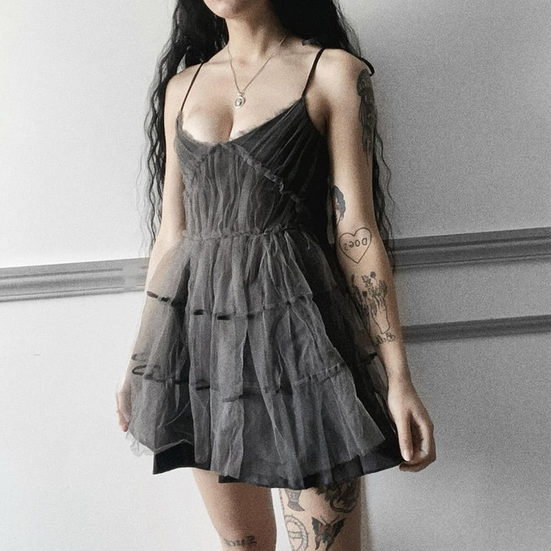 Tulle Mini Dress