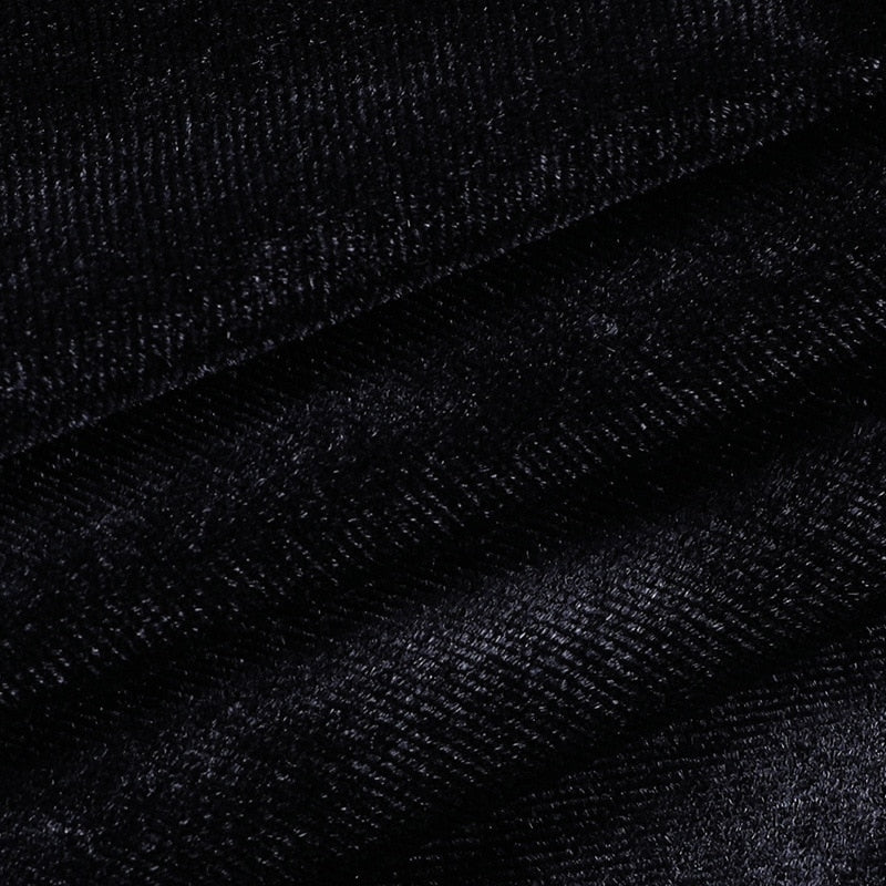 Cross Velvet Ruffled Mini Skirt