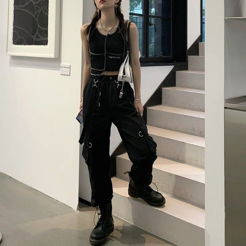 Black Cargo Pants