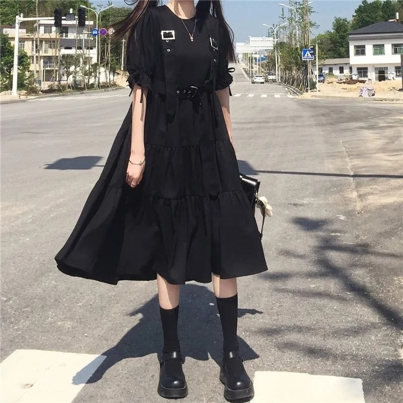 Long Ruffled Dress