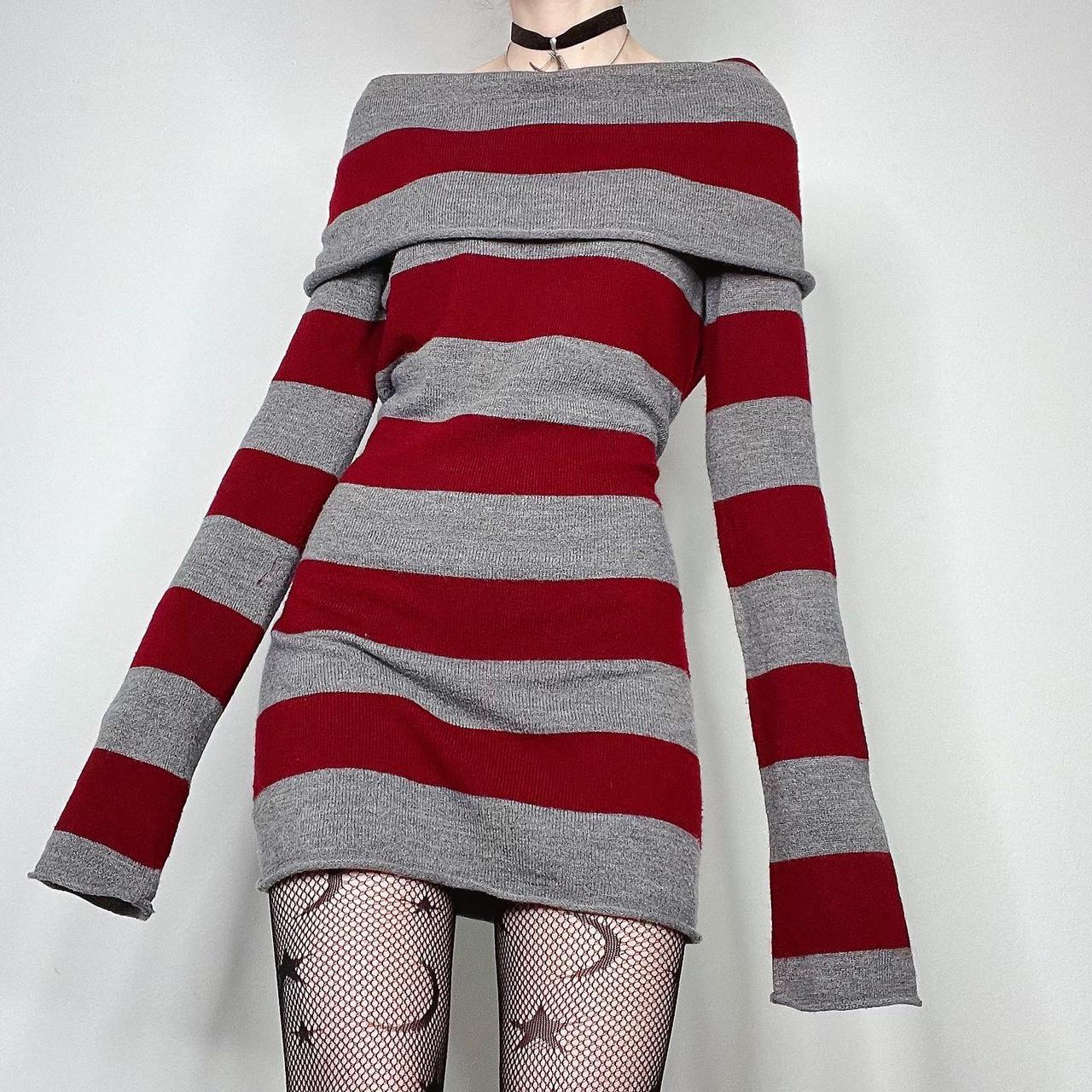 Striped Sweater Dress