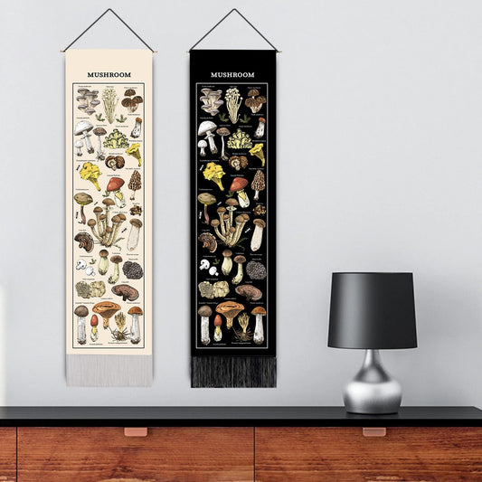Mushroom Scroll Tapestry