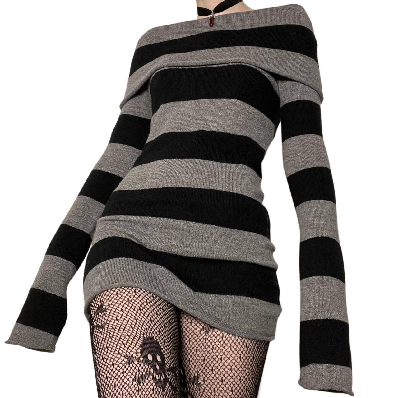 Striped Sweater Dress