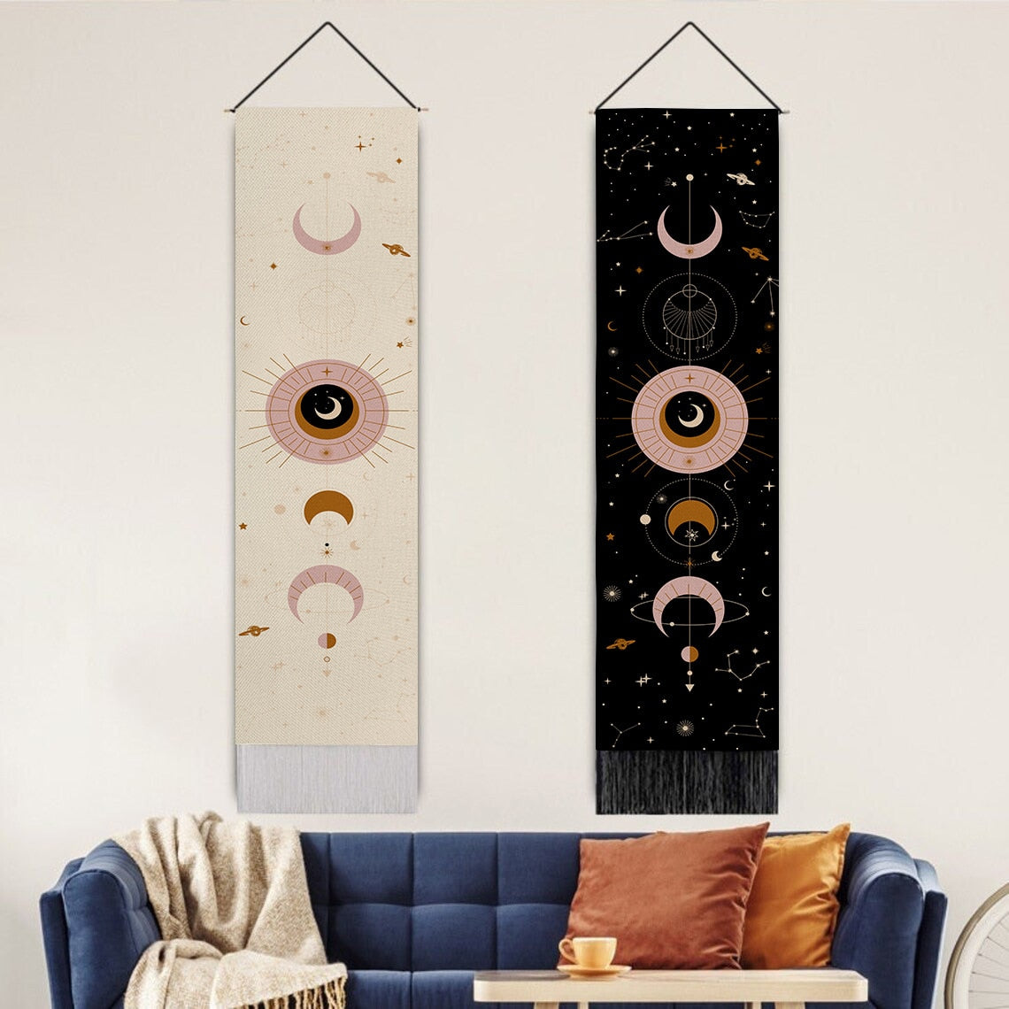 Mushroom Scroll Tapestry