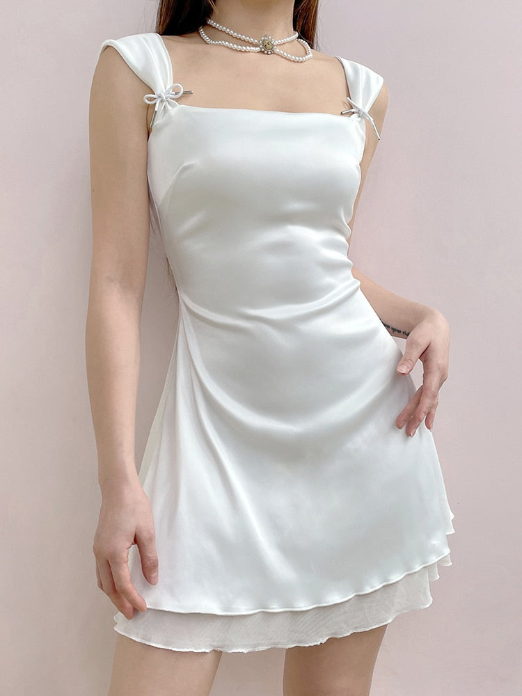 Cap Sleeve Mini Dress