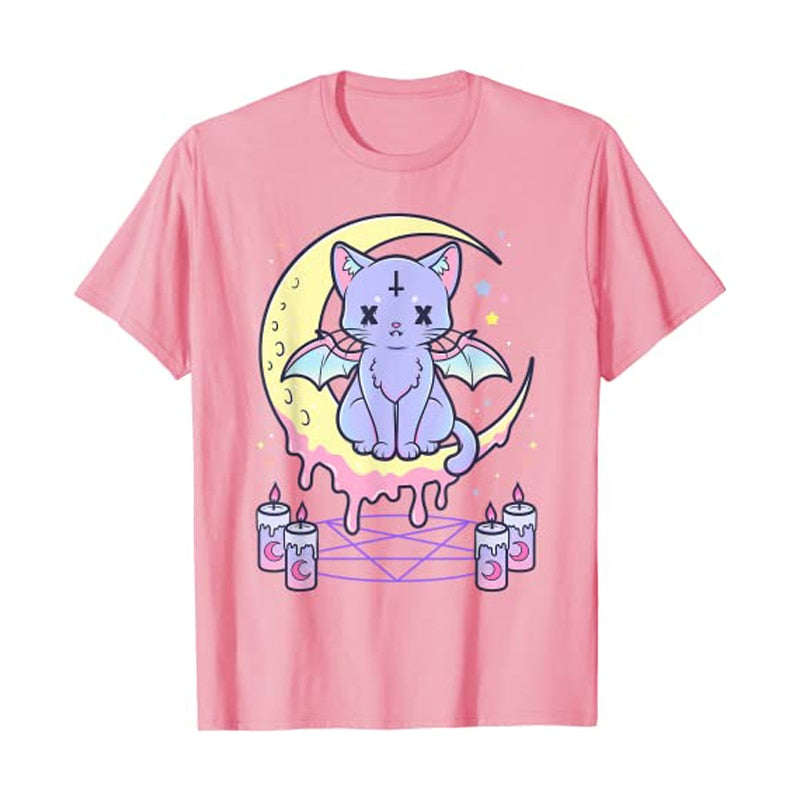 Pastel Cat T Shirt