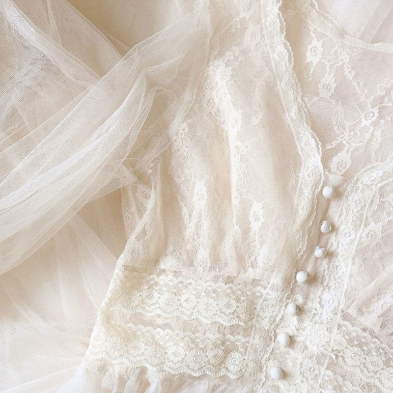 White Retro Dress