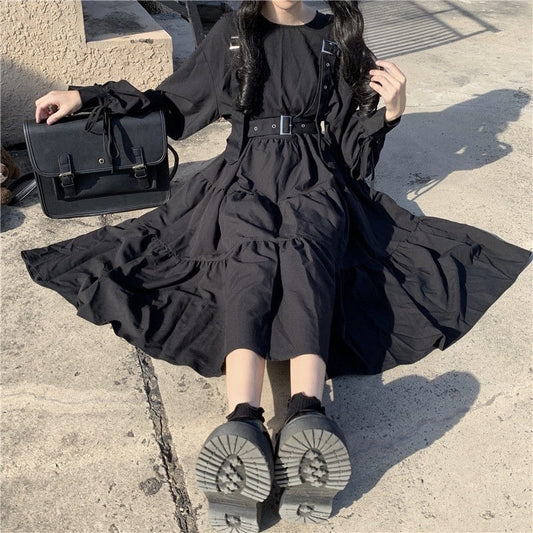 Long Ruffled Dress