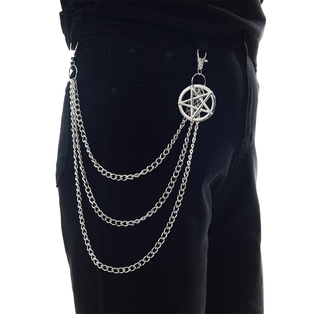 Pentagram Chain for Pants