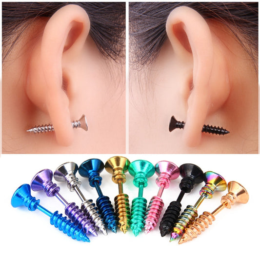 Screw Stud Earrings