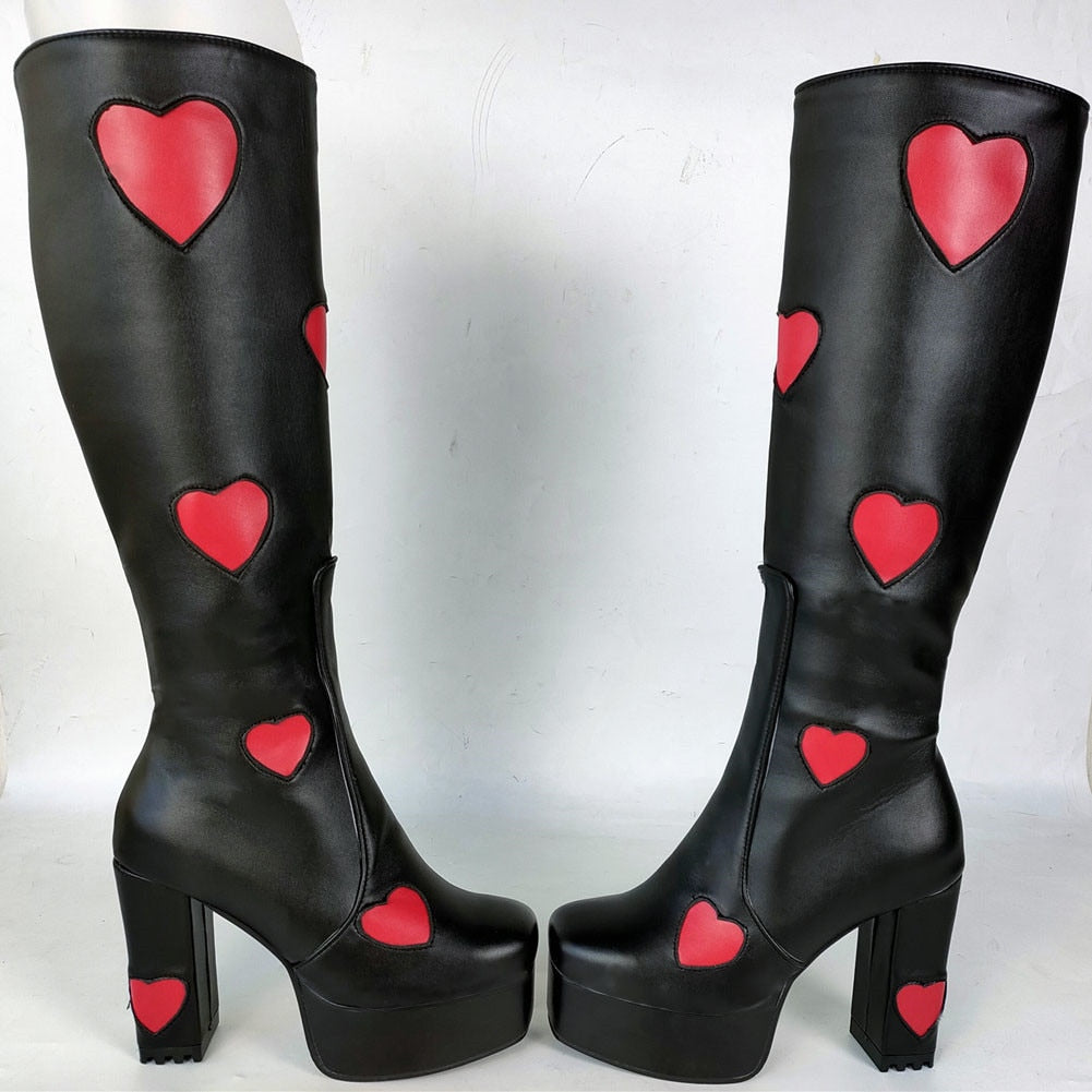 Heart Gogo Boots