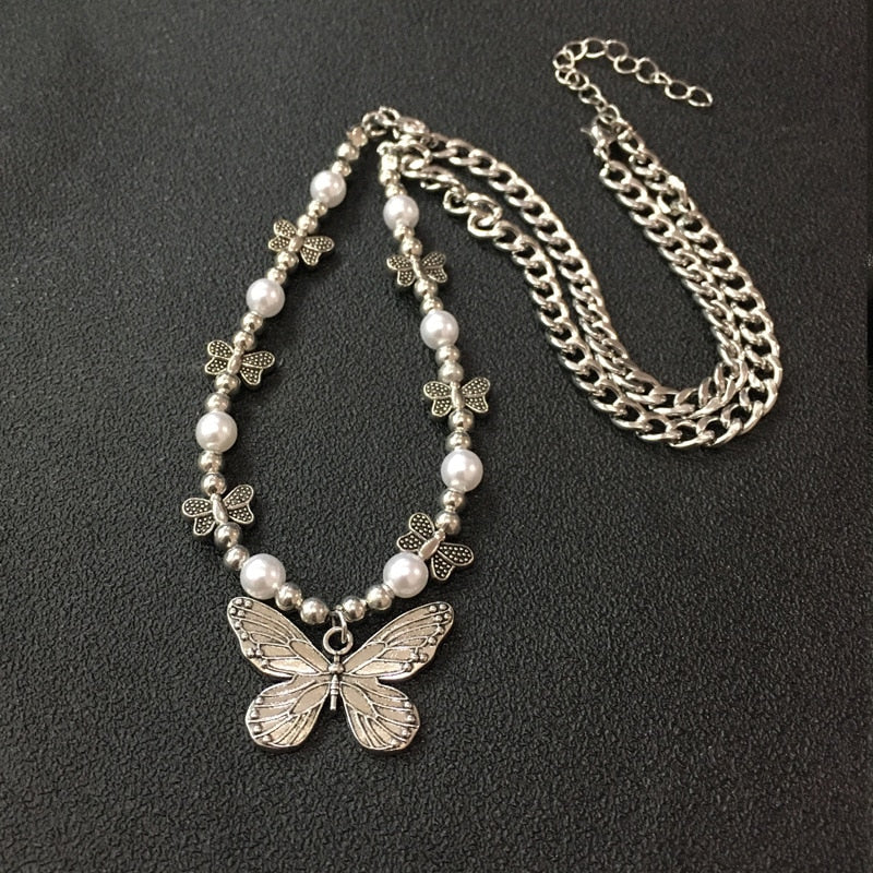 Variety of Butterfly Necklaces
