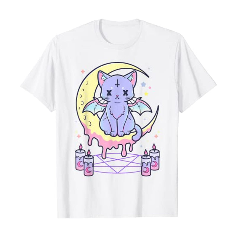 Pastel Cat T Shirt