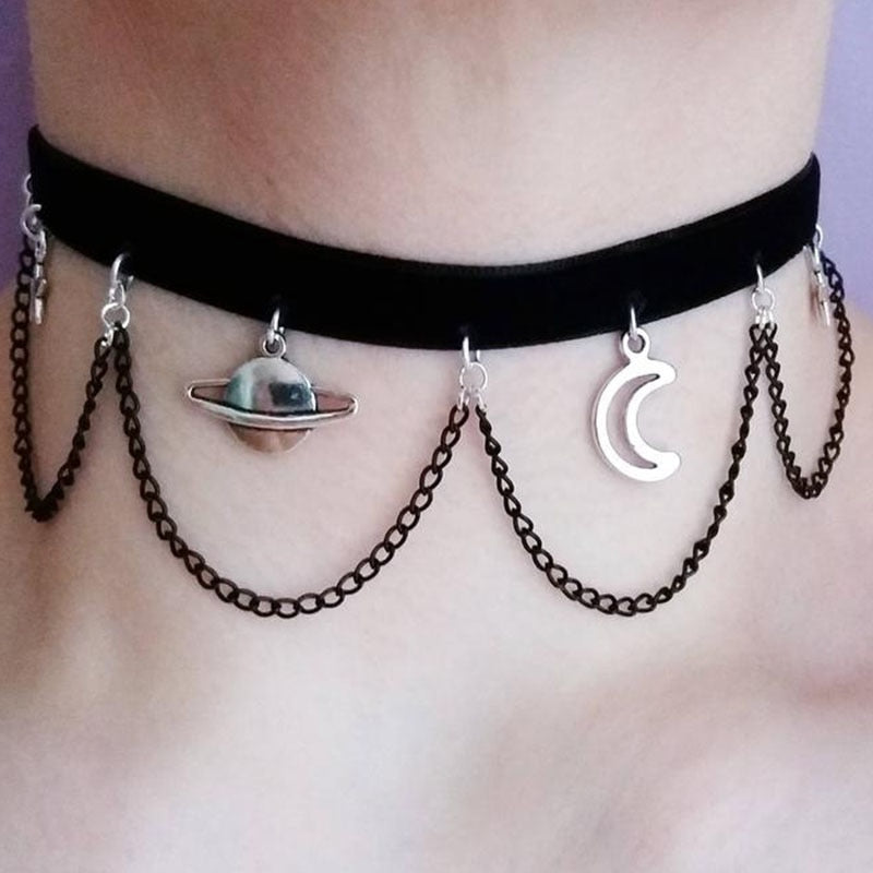 Variety of Space Themed Chokers