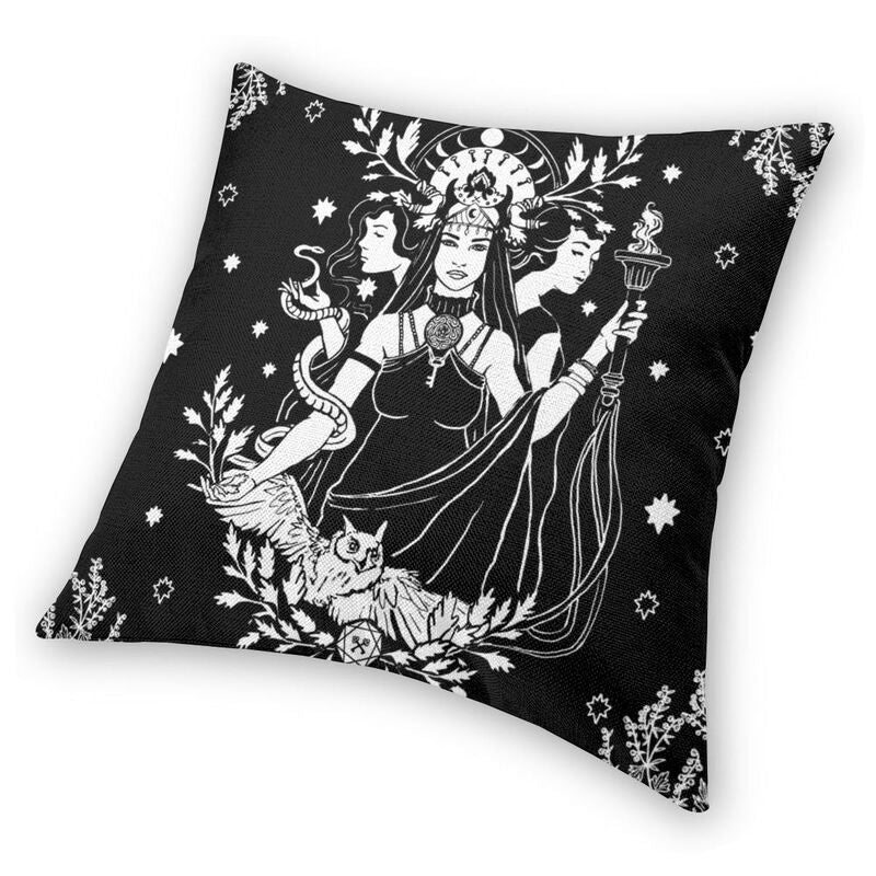 Hekate Throw Pillow Cover