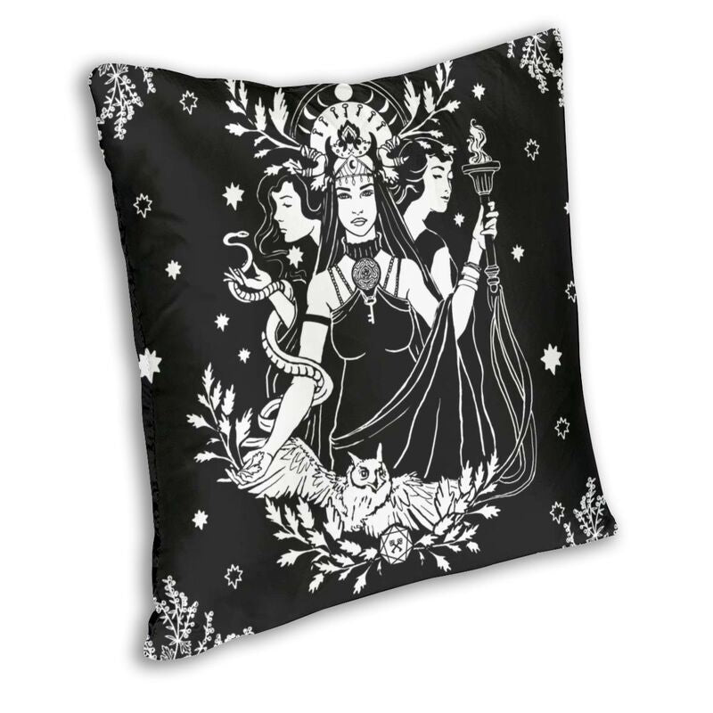 Hekate Throw Pillow Cover