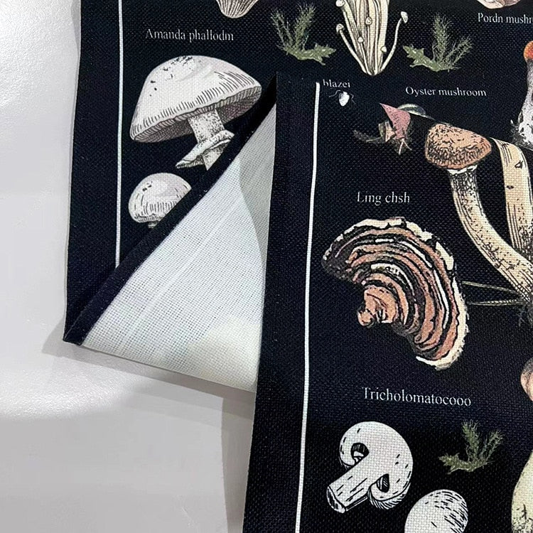 Mushroom Scroll Tapestry